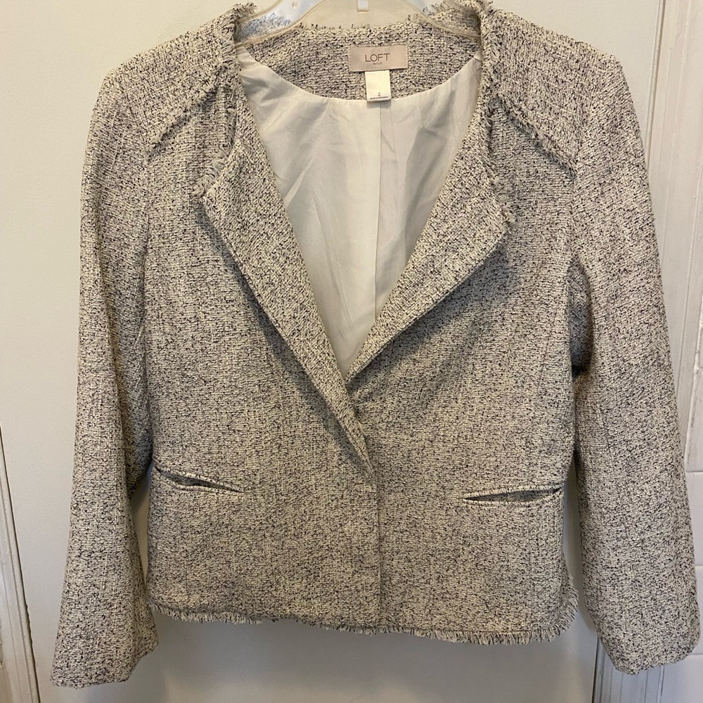 Loft Outlet Tweed Blazer